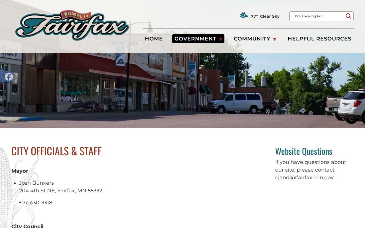 Fairfax city officials source used to route Fairfax court-record and city-record questions
