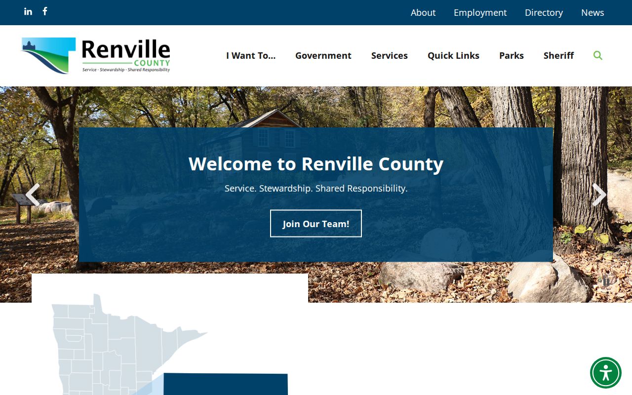 Renville County court docket county government information