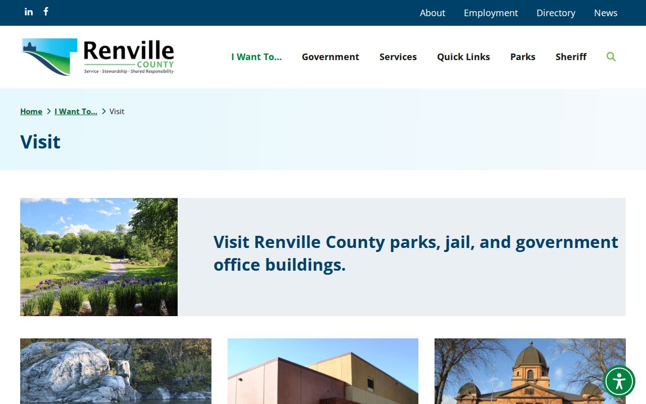 Renville County court docket courthouse visitor information